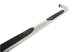 Chevrolet Silverado Nerf Bars - Dee Zee - 3 In. Round Stainless - Polished - `14-`18